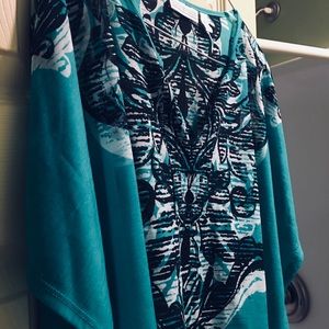 Semi shear summer blouse